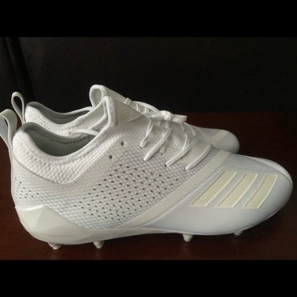 Adidas AdiZero 5-Star 7.0 Low sz 12.5 Triple White - Picture 4 of 6